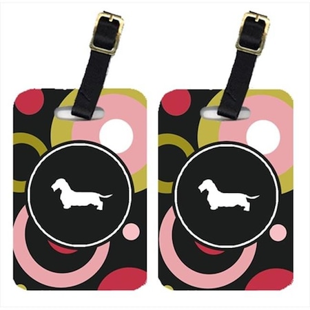 Carolines Treasures Carolines Treasures KJ1133BT Dachshund Luggage Tags - Pair Of 2 KJ1133BT